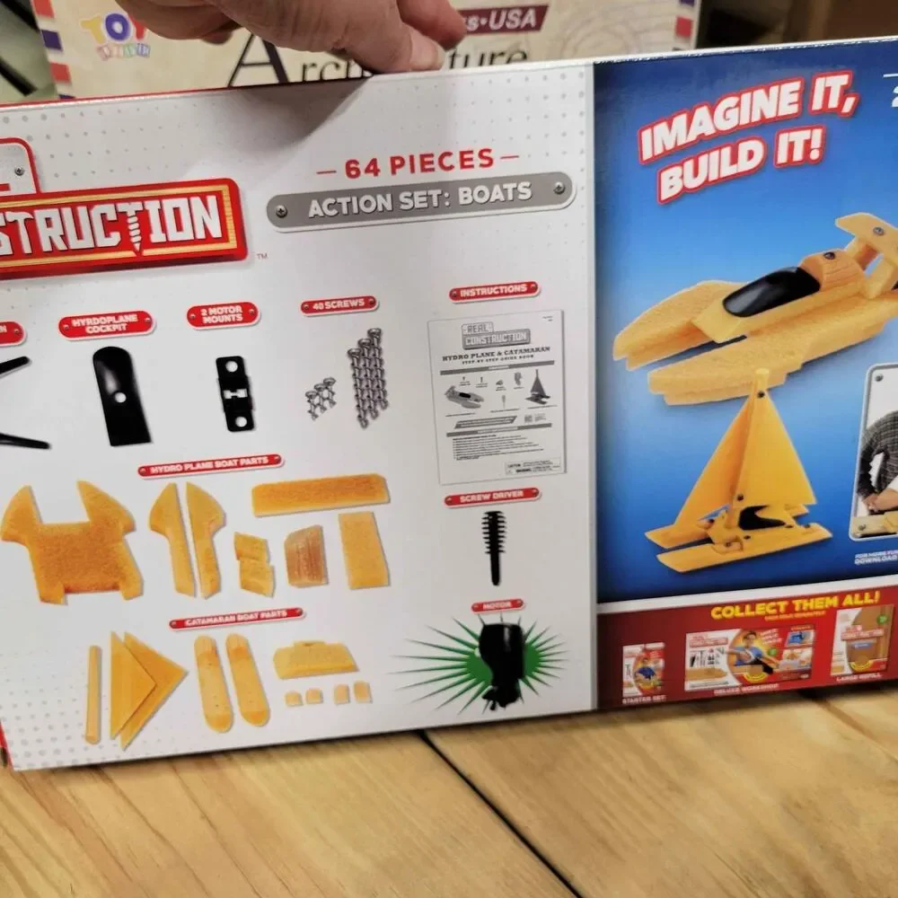 NEW! motorized foam boat! 2 in 1